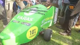 Eric Omondi's Grand entrance in kids festival send chills to  Bahati's performance.