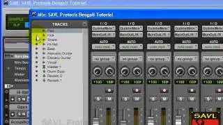 Protools 9 Mixer Window SAVL Publishing Bengali Tutorial