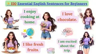 🇺🇸 Learn 150 English Sentences in Minutes – Speak English Like a Native! 🚀 💬”