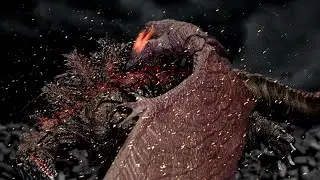 【コマ撮り再現】ゴジラvsメカゴジラ～ゴジラ復活シーン～ Verシン・ゴジラ&ラドン2019【Stop motion】
