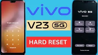 Vivo V23 Hard Reset Unlock Screen Without PC ✅ | PIN | Pattern | Passwork Lock Remove!