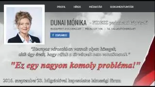 Dunai Mónika Fidesz képviselő - 2016.09.23