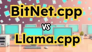 Microsoft BitNet.cpp vs Llama.cpp : Run LLMs on CPU