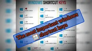 The most important Windows shortcut keys