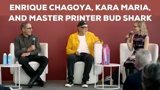 Enrique Chagoya, Kara Maria, and Master Printer Bud Shark (Shark's Ink) - JSFF Lecture