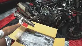Ninja H2 Vandemon Exhaust unboxing