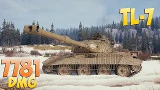 TL-7 - 3 Kills 7.7K DMG - Accurate! - World Of Tanks
