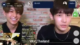 180610 #VAV App Livechat with #StVan & #Lou