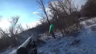 Охота на зайца с РГ №12