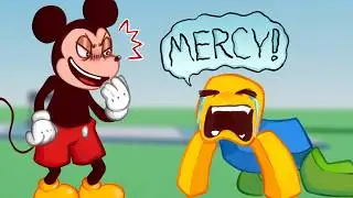 MICKEY ROASTS PLAYERS on ROBLOX VOICE CHAT