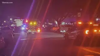 Bystanders save pedestrian after car accident in downtown Macon