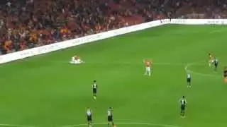 Wesley Sneijder fb ye attığı gol 1.  Gol Tribün Çekimi