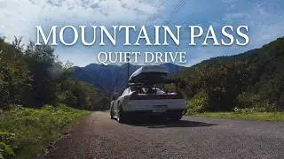 Solo HONDA NSX camping surround by high mountain japan. Rain Nature ASMR.Relaxing healing cosy tent.