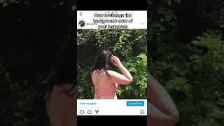 How to change the background color of your Instagram story
