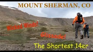 Mt. Sherman, Colorado-wicked winds & glissading!