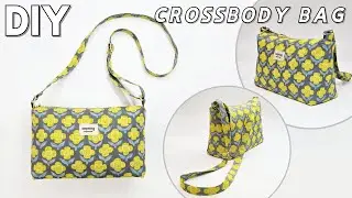 [DIY] Crossbody Bag 💖 Easy sewing Tutorial Zipper Bag | How to make a Two-way Bag