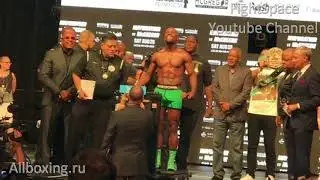 Мейвезер Макгрегор  Результаты взвешивания и Face off   FightSpace