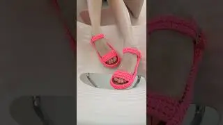 Стильная обувь на лето | вязаные сандалии