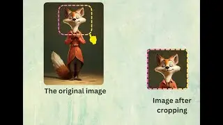 Crop a portion of the element by dragging and dropping the mouse in the Javascript