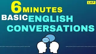 6 Minutes Basic English Speaking - Daily Life English Conversations