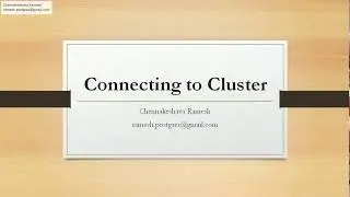 connecting to cluster