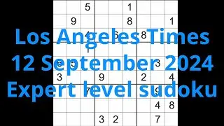 Los Angeles – Times 12 September 2024 Expert level