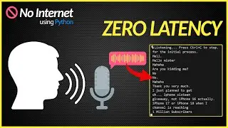 Convert speech to text in realtime without delay | using faster-whisper module