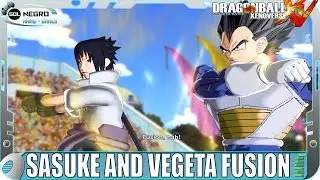 Fusion Vegeta and Sasuke Vs Fusion Goku and Naruto - Dragon Ball VS Naruto Shippuden - XV mod