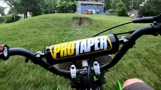 Kubota Tractor and Building Jumps