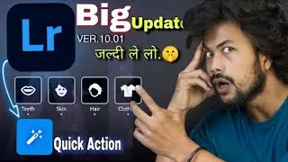 Lightroom Big Update Latest Version 🤩 | 10.01 HIDDEN Lightroom Feature Quick Action explain #viral