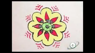 Simple Free Hand Rangoli