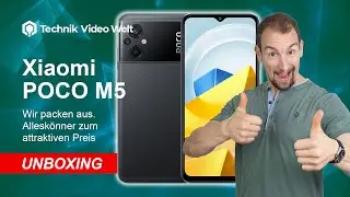 Xiaomi POCO M5 - Unboxing (deutsch) • 📱 📦 🆕