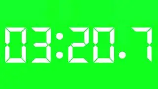 Green Screen Stopwatch 10 minutes 2021