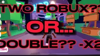 Do you want two Robux? Or should I double it and give it to the next person…🤫 #roblox#robux#