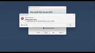 Login failed for user 'sa' SQL server 