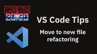 VS Code tips — Move to new file refactoring for JavaScript and TypeScript