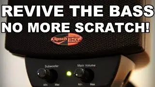 How to Repair Volume scratch Klipsch Promedia 2.1 volume knob