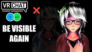 How to fix your avatar being completely black in dark worlds - VRChat PC and Quest Unity tutorial