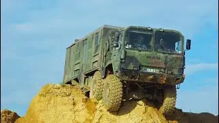 Этот военный грузовик поразил своей мощью