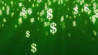 FREE Dollar Signs - Money Free Stock Video Background no copyrigh