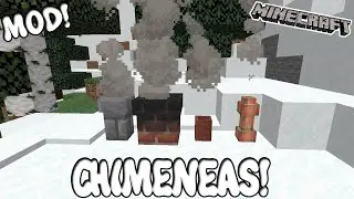 CHIMENEAS! Minecraft 1.19.2 MOD SOOTY CHIMNEYS!