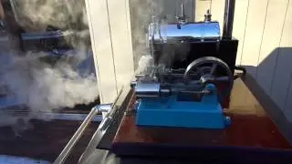 4 Screw Riveted Boiler Jensen 55 Steam Engine outdoors 2 degrees F