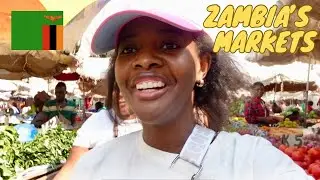Lets Explore Zambia's Largest Market & 3 men braid my hair!!! 😳🇿🇲🛍