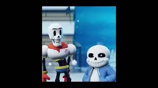 Sans and papyrus memes that are from YouTube shorts