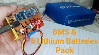 How to Make 6 Lithium-Ion Batteries Pack with 3S-10A BMS Module Part 1 | Liono Maker