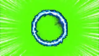 Green Screen : Blue Fire Intro Effect Video