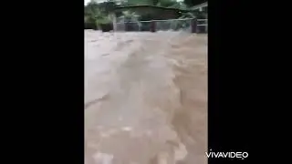 Floods due to the overflow of the River in Tonosí, in the province of Los Santos, Panama.