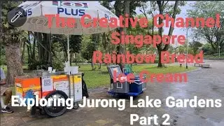 Must Try! Rainbow Bread Ice Cream Sandwich at Jurong Lake Gardens, Exploring Singapore 🇸🇬/ Part 2