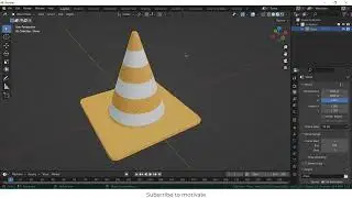 Vlc media player icon in Blender