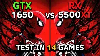 GTX 1650 vs RX 5500 XT | Test In 14 Games at 1080p | How Big is The Difference in 2025?